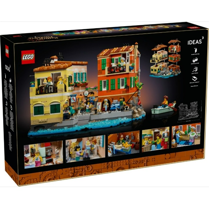 【羽宙丸文具】LEGO 樂高 八月預購 Ideas 系列 21359 義大利里維耶拉建築組-細節圖4