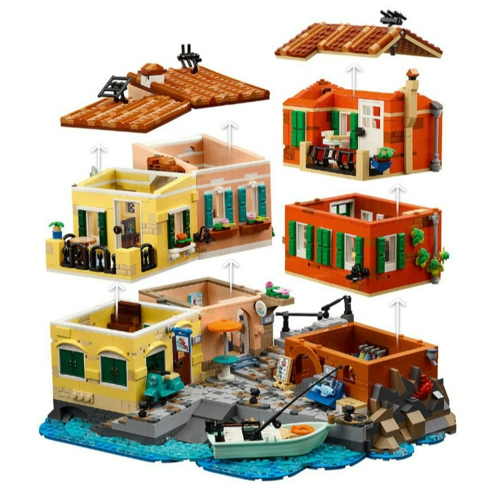 【羽宙丸文具】LEGO 樂高 八月預購 Ideas 系列 21359 義大利里維耶拉建築組-細節圖5
