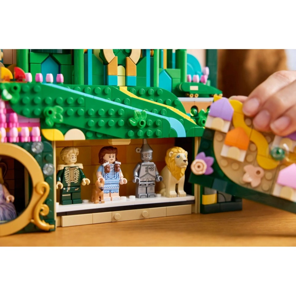 9月新品 預購 LEGO 樂高  75685「翡翠城壁面藝術裝置」（Emerald City Wall Art)-細節圖6