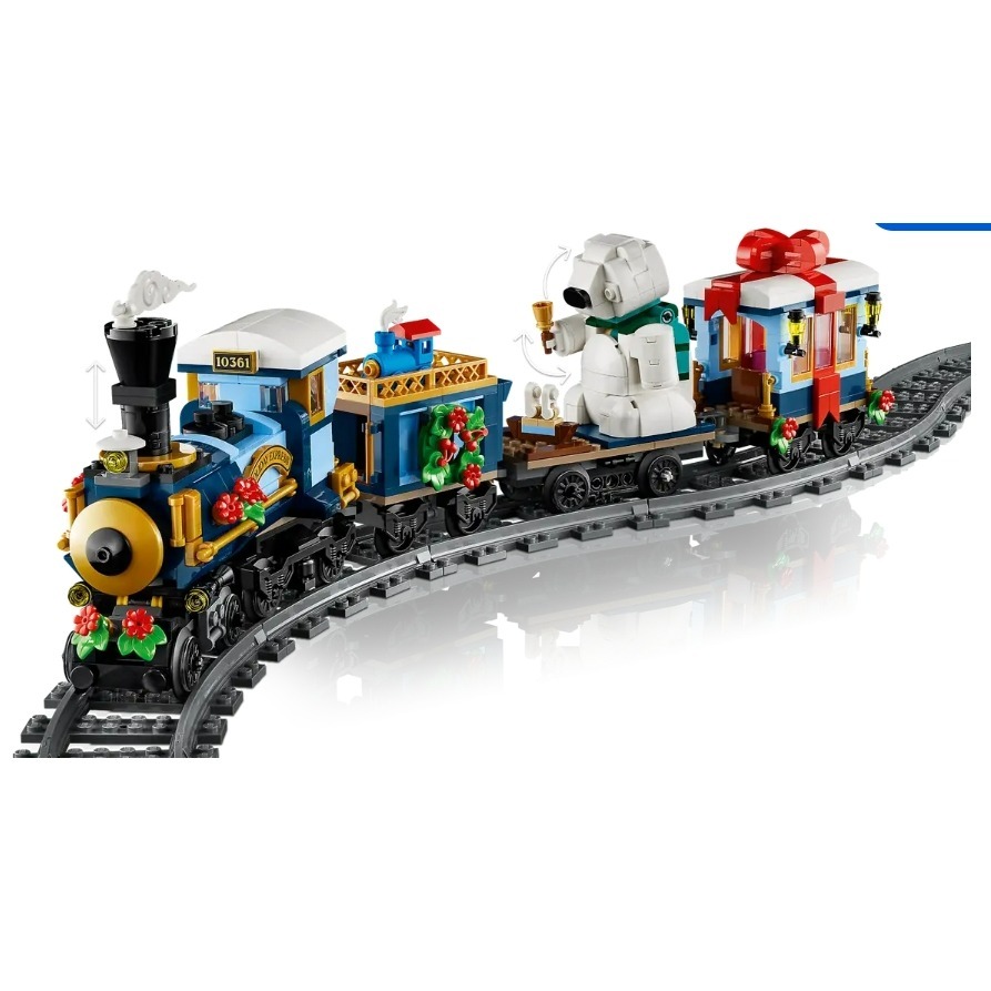 【羽宙丸文具】LEGO 樂高 10月預購 10361 冬季火車-細節圖8