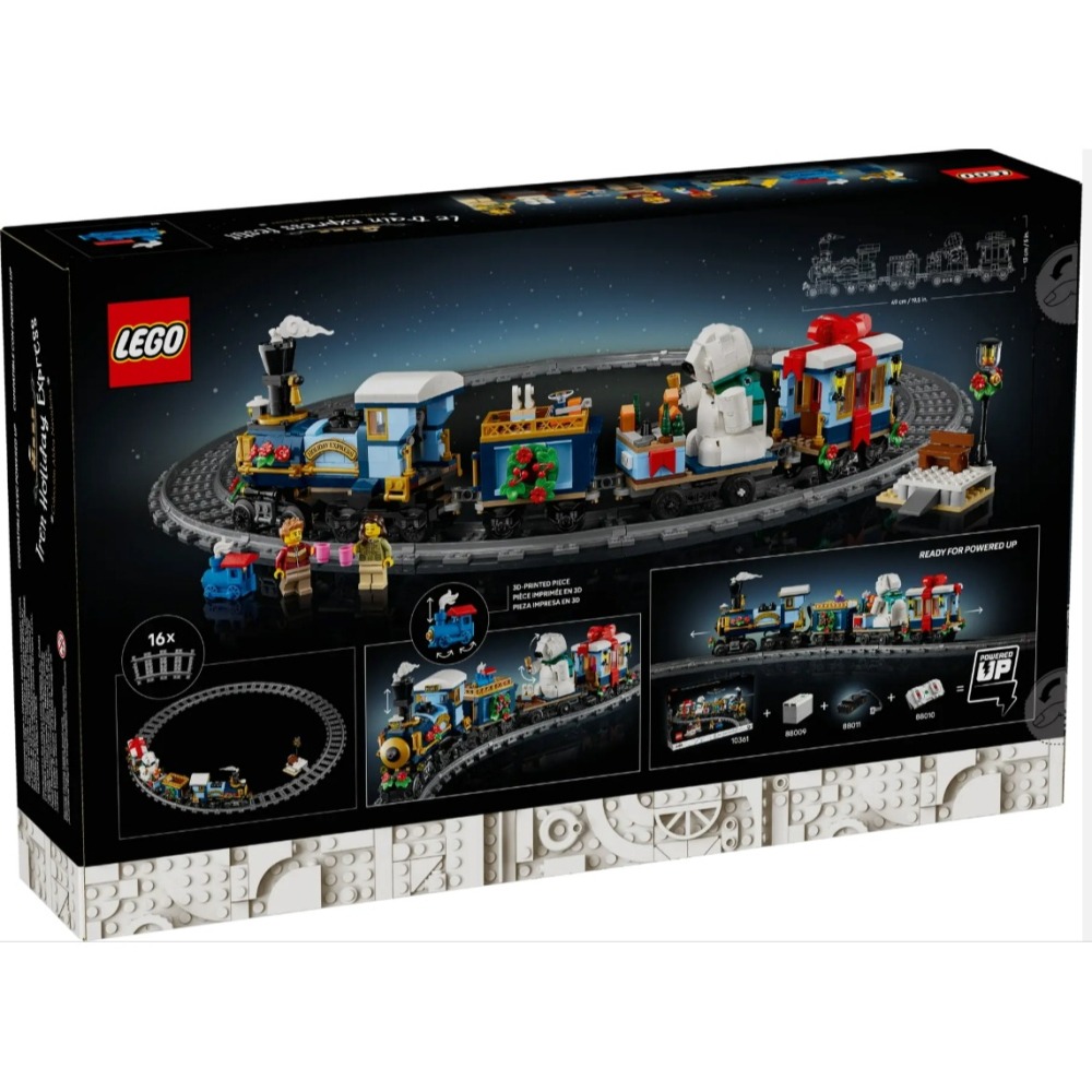 【羽宙丸文具】LEGO 樂高 10月預購 10361 冬季火車-細節圖9