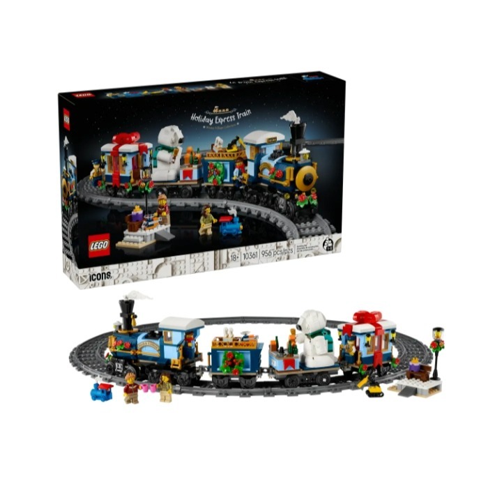【羽宙丸文具】LEGO 樂高 10月預購 10361 冬季火車-規格圖9
