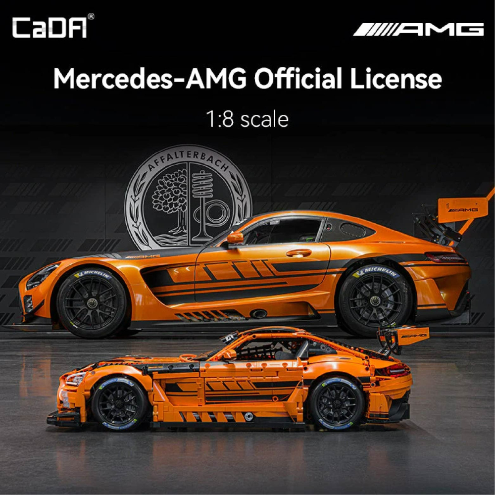 羽宙丸文具 cada 奔馳AMG GT3跑車積木 現貨 快速出貨 cada 奔馳AMG GT3跑車積木-細節圖2