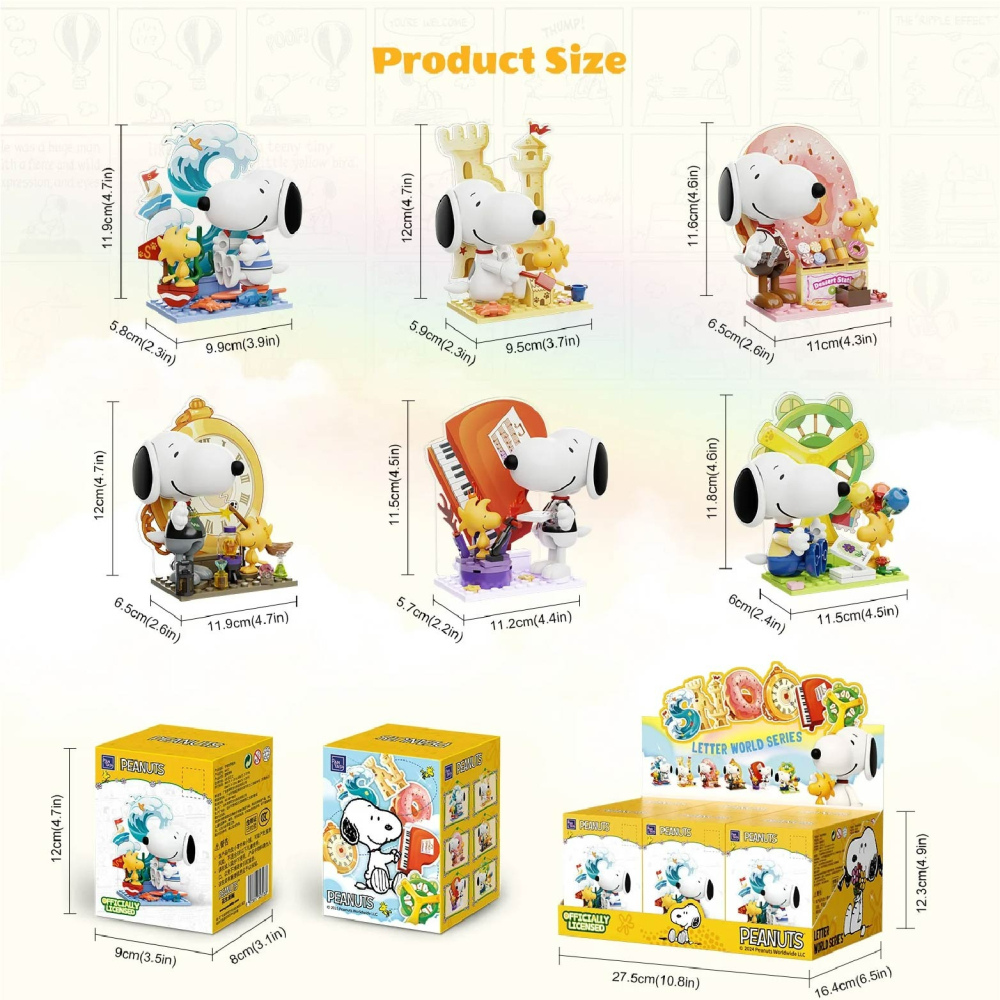 羽宙丸文具 現貨 隔日到貨 史努比字母世界 PANTASY 拼奇 正版授權 史努比系列積木-細節圖6