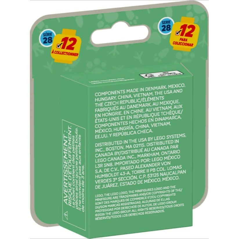 【羽宙丸文具】預購 !! LEGO 樂高 71051 Animals Series 28 樂高人偶抽抽包第二十八彈-細節圖5