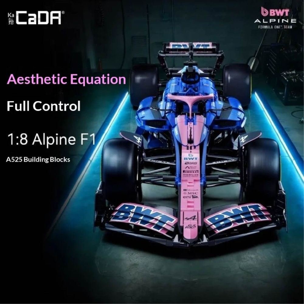 台灣賣家 現貨  Alpine F1 A525 CADA cada 玩 具 積木 台灣出貨 快速出貨-細節圖2