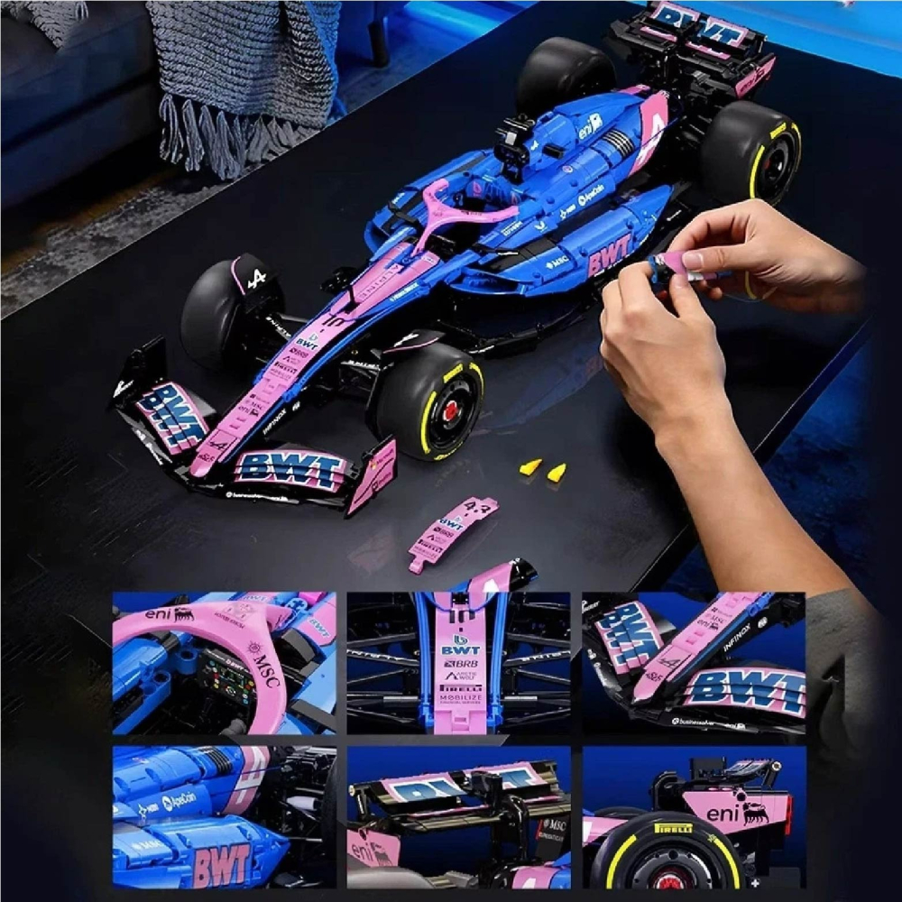 台灣賣家 現貨  Alpine F1 A525 CADA cada 玩 具 積木 台灣出貨 快速出貨-細節圖5