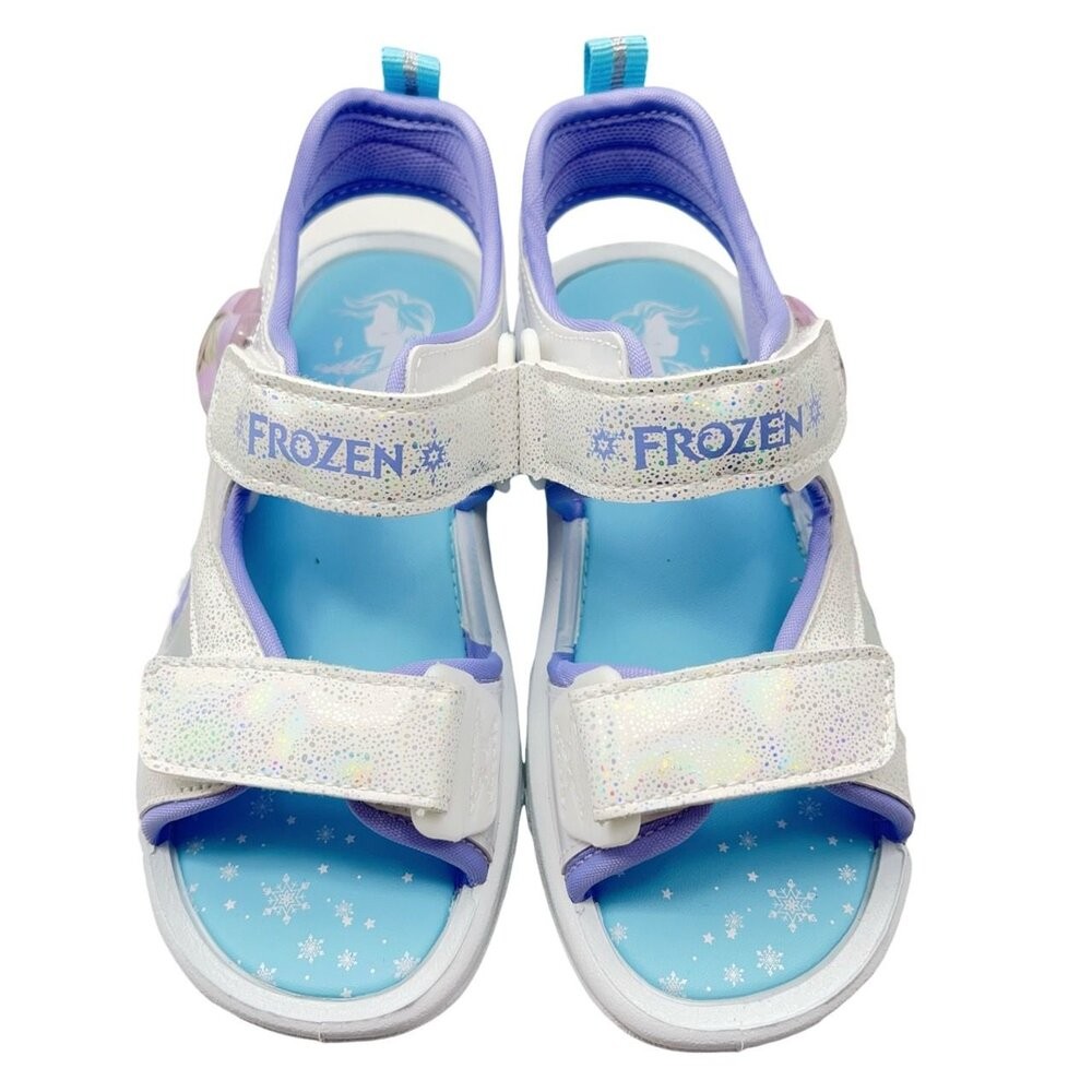 【限量特價!!】台灣製冰雪奇緣電燈涼鞋-細節圖2