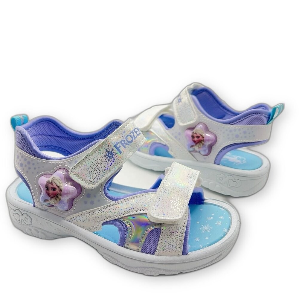 【限量特價!!】台灣製冰雪奇緣電燈涼鞋-細節圖5