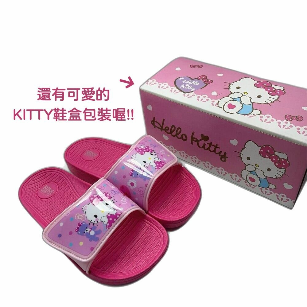 【出清不退不換】KITTY魔鬼氈拖鞋-細節圖2