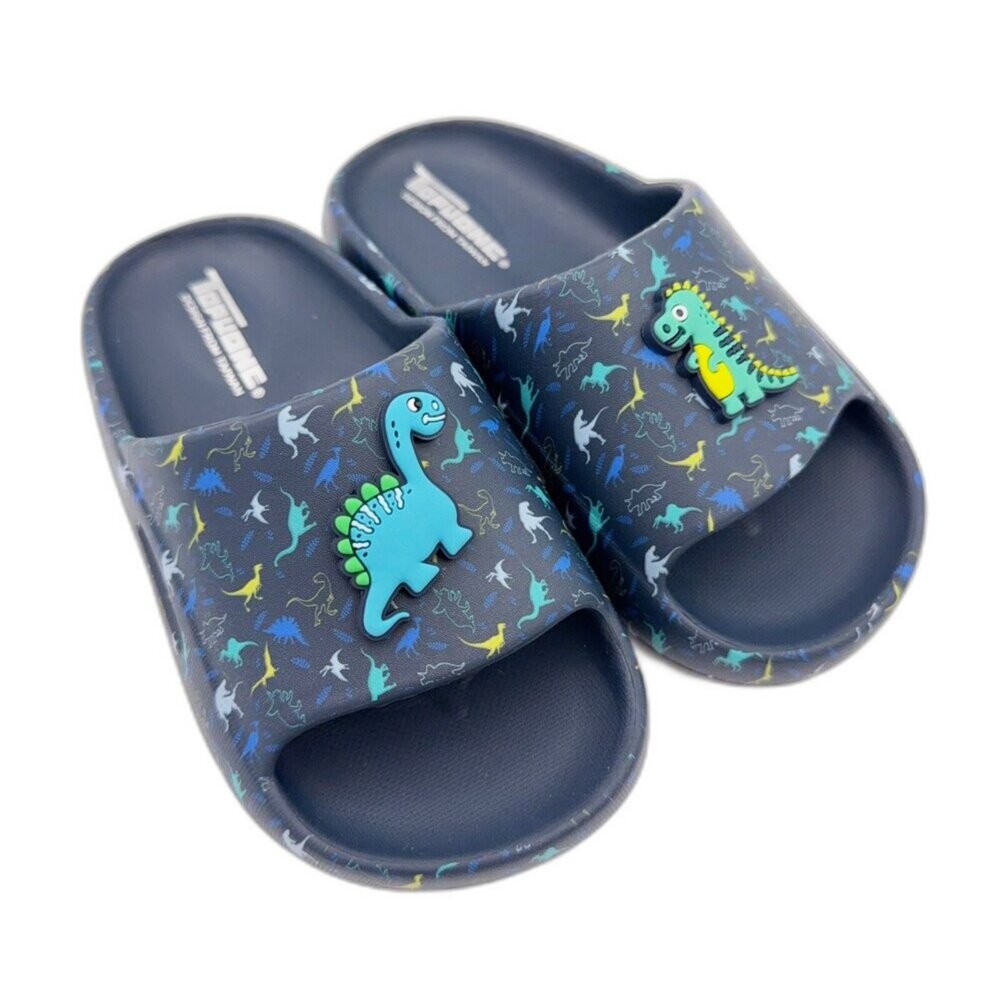 可愛恐龍圖案防滑拖鞋-細節圖2