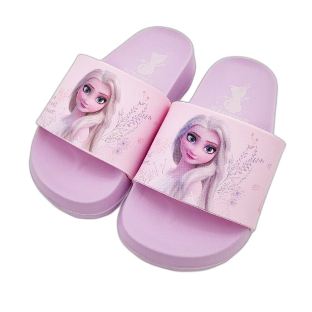 台灣製艾莎公主精緻圖案拖鞋-細節圖6