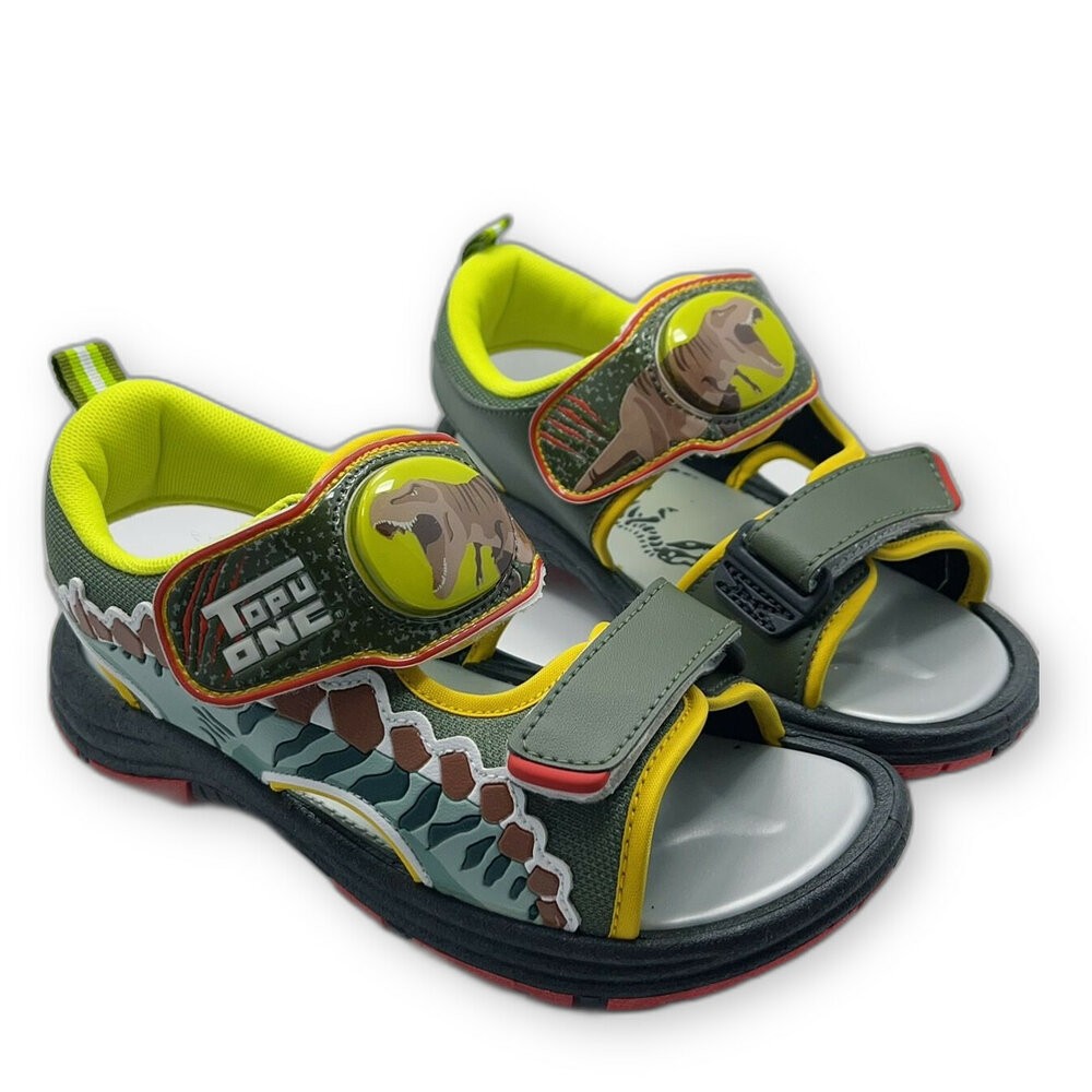 【限量特價】台灣製恐龍電燈涼鞋-共兩色可選-細節圖4