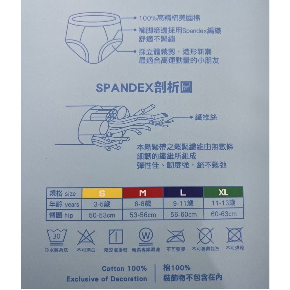 台灣製男童三角內褲(6入)-蜘蛛人款-細節圖2