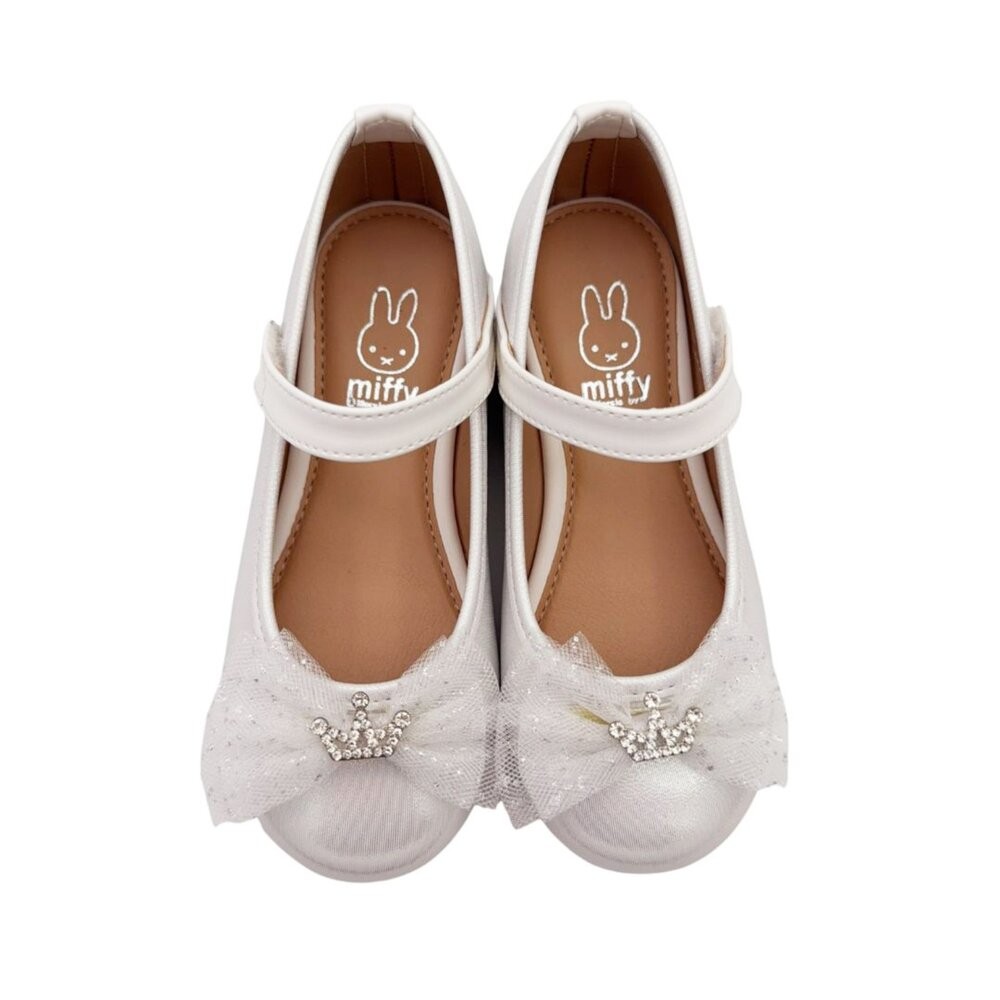 台灣製甜美皇冠公主鞋-白色 另有粉色可選-細節圖2