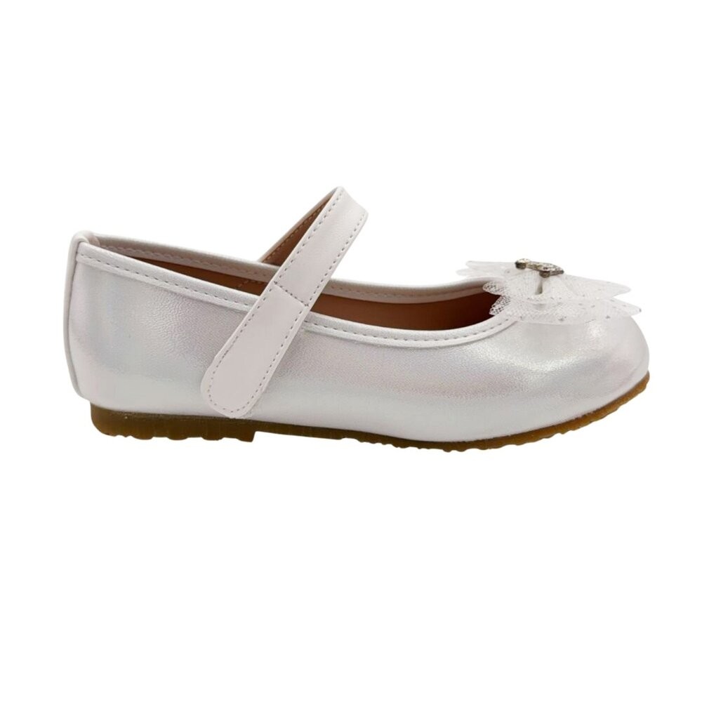 台灣製甜美皇冠公主鞋-白色 另有粉色可選-細節圖3