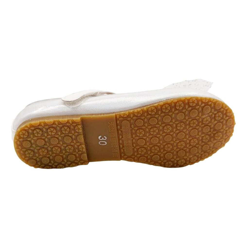 台灣製甜美皇冠公主鞋-白色 另有粉色可選-細節圖4