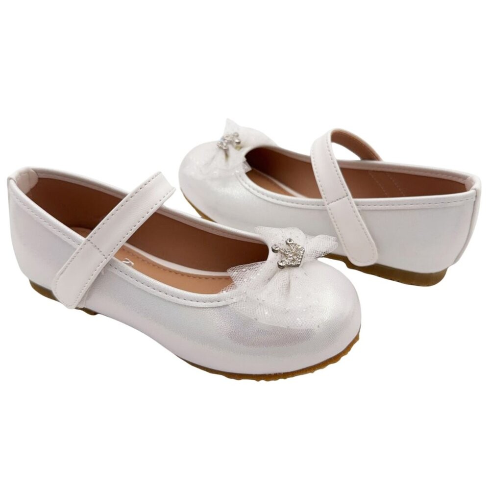 台灣製甜美皇冠公主鞋-白色 另有粉色可選-細節圖5