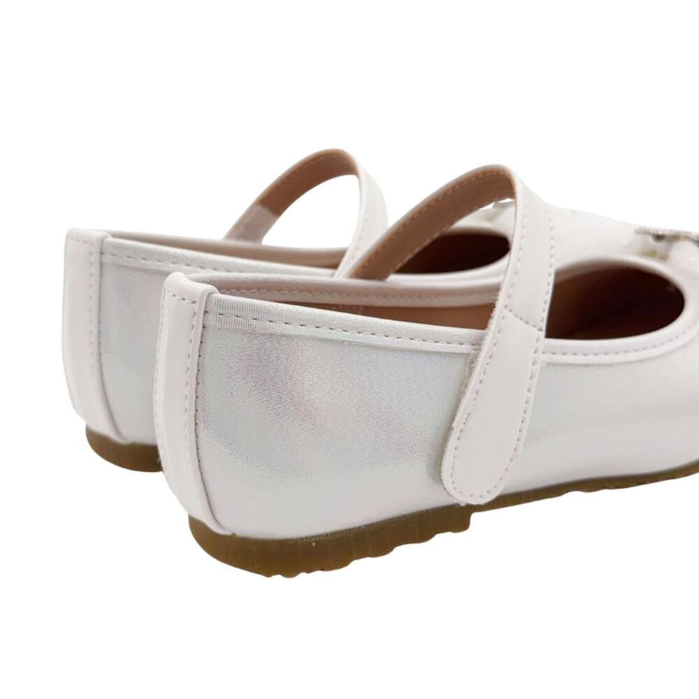 台灣製甜美皇冠公主鞋-白色 另有粉色可選-細節圖6