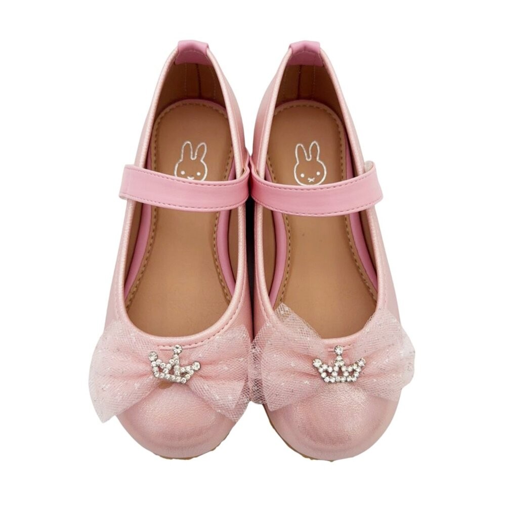 MIT米飛兔水鑽娃娃鞋-粉色 另有白色可選-細節圖2