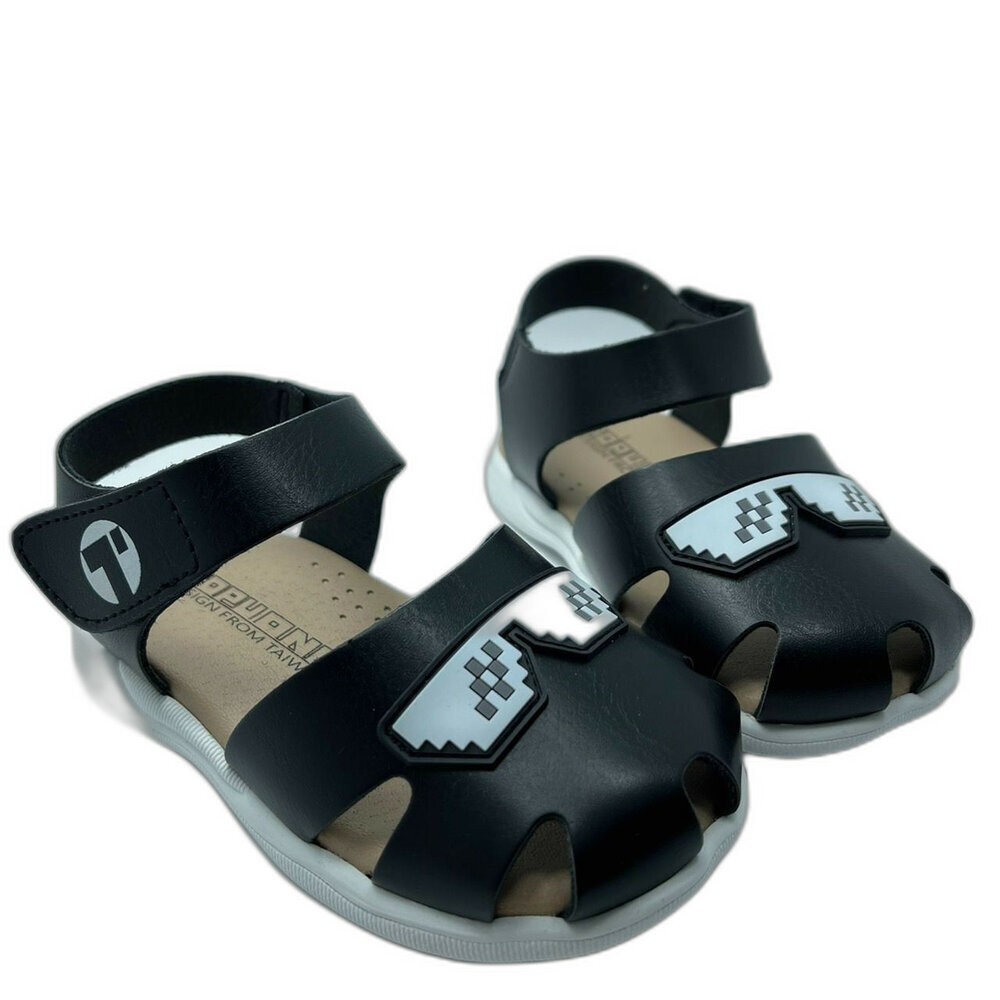 【斷碼出清不退不換】台灣製眼鏡造型學步涼鞋-規格圖6