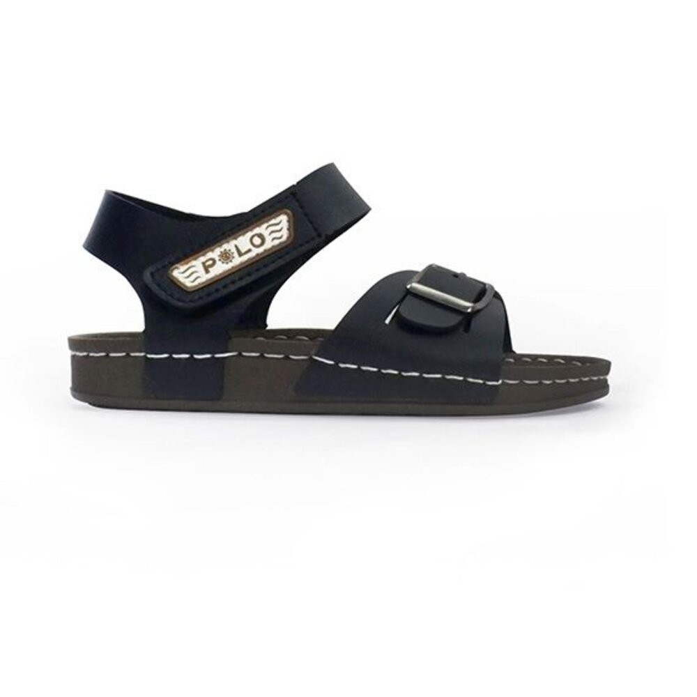 【斷碼出清不退不換】台灣製金屬釦帶涼鞋-細節圖2