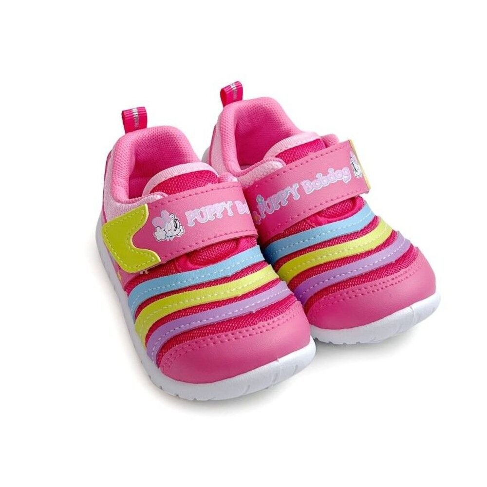 【斷碼出清不退不換】 台灣製巴布豆休閒鞋 桃色-細節圖7