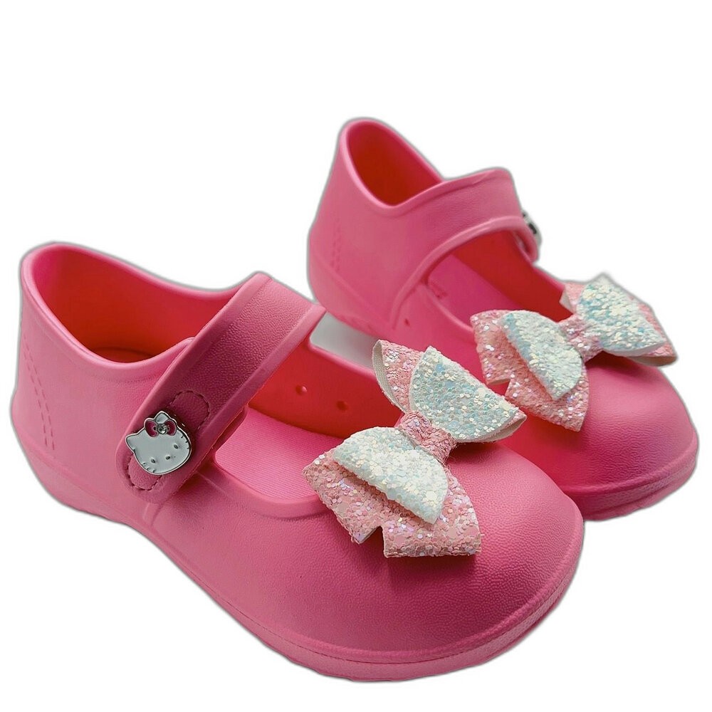 【限量特價!!】台灣製三麗鷗HelloKitty休閒鞋-粉色  另有桃色可選-細節圖2