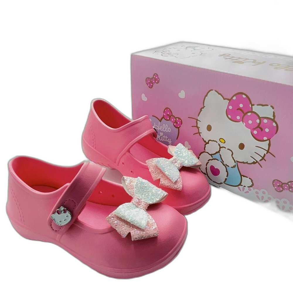 【限量特價!!】台灣製三麗鷗HelloKitty休閒鞋-粉色  另有桃色可選-細節圖6