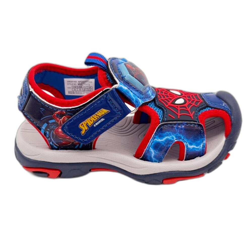 【限量特價!!】蜘蛛人電燈護趾涼鞋-細節圖3