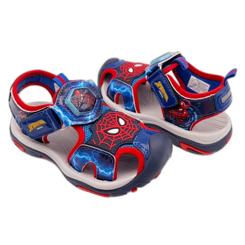 【限量特價!!】蜘蛛人電燈護趾涼鞋-細節圖5