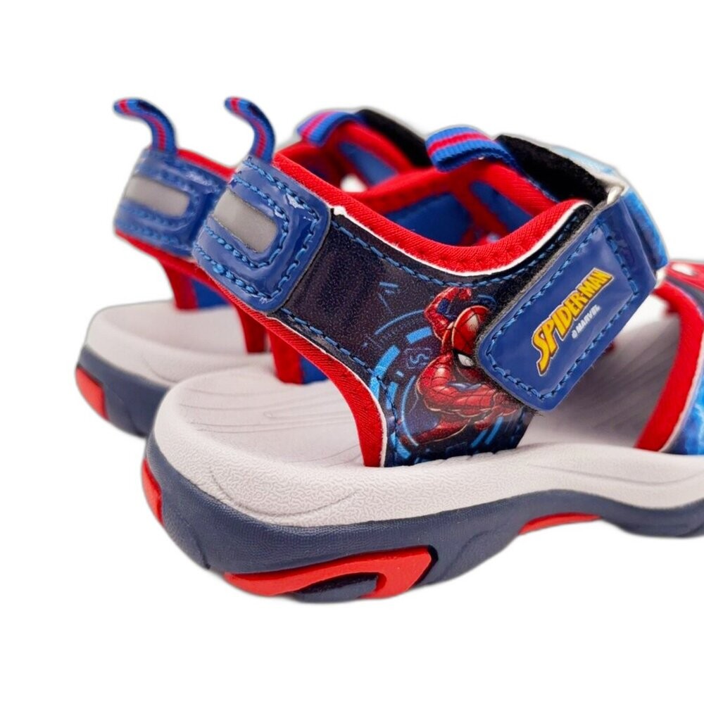 【限量特價!!】蜘蛛人電燈護趾涼鞋-細節圖6