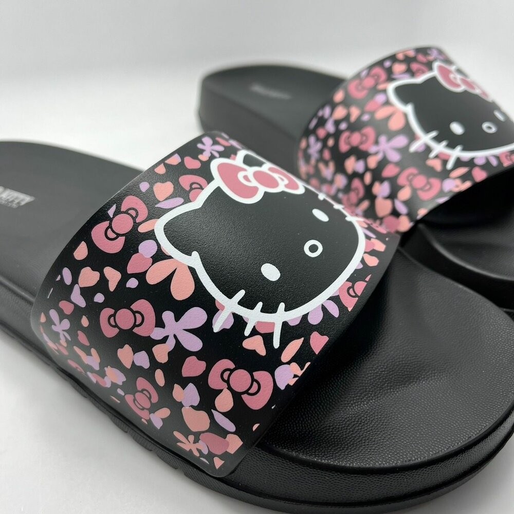 台灣製三麗鷗親子拖鞋-黑色  另有粉色-細節圖6