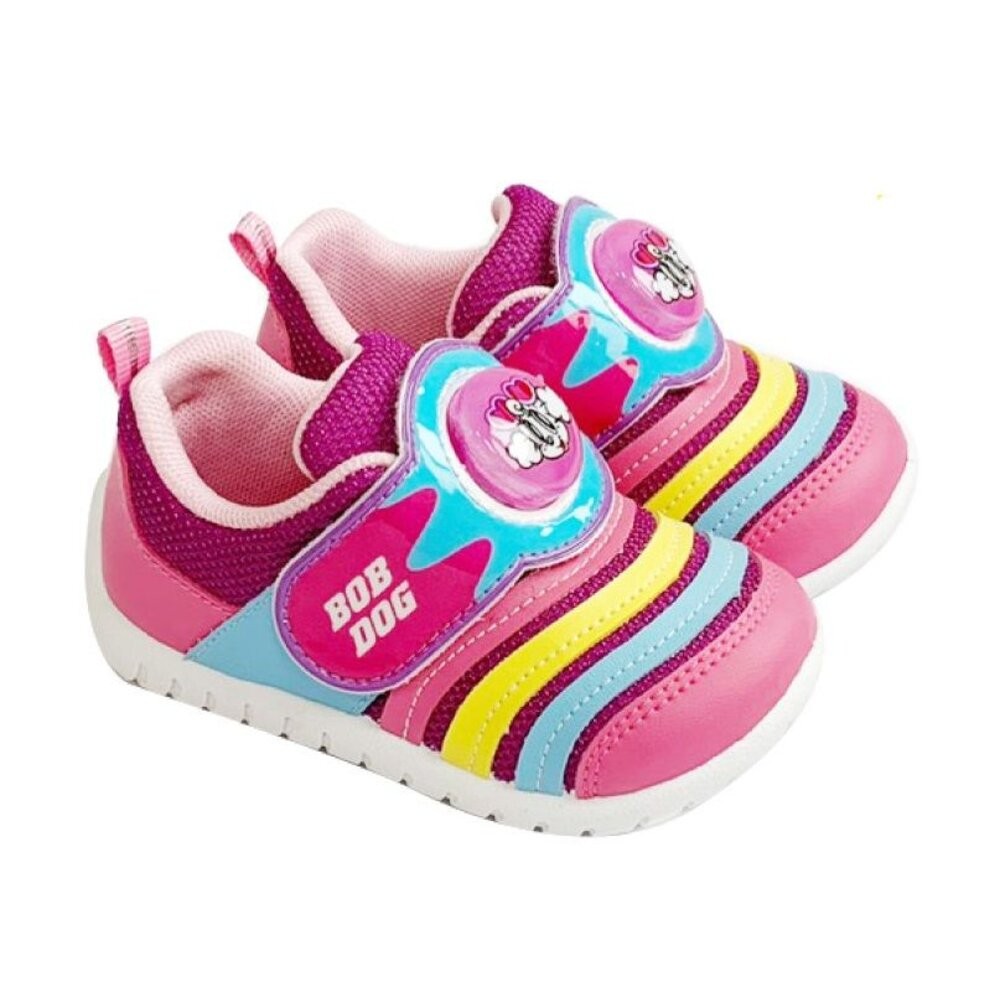 台灣製巴布豆輕量電燈鞋-黑藍-細節圖2