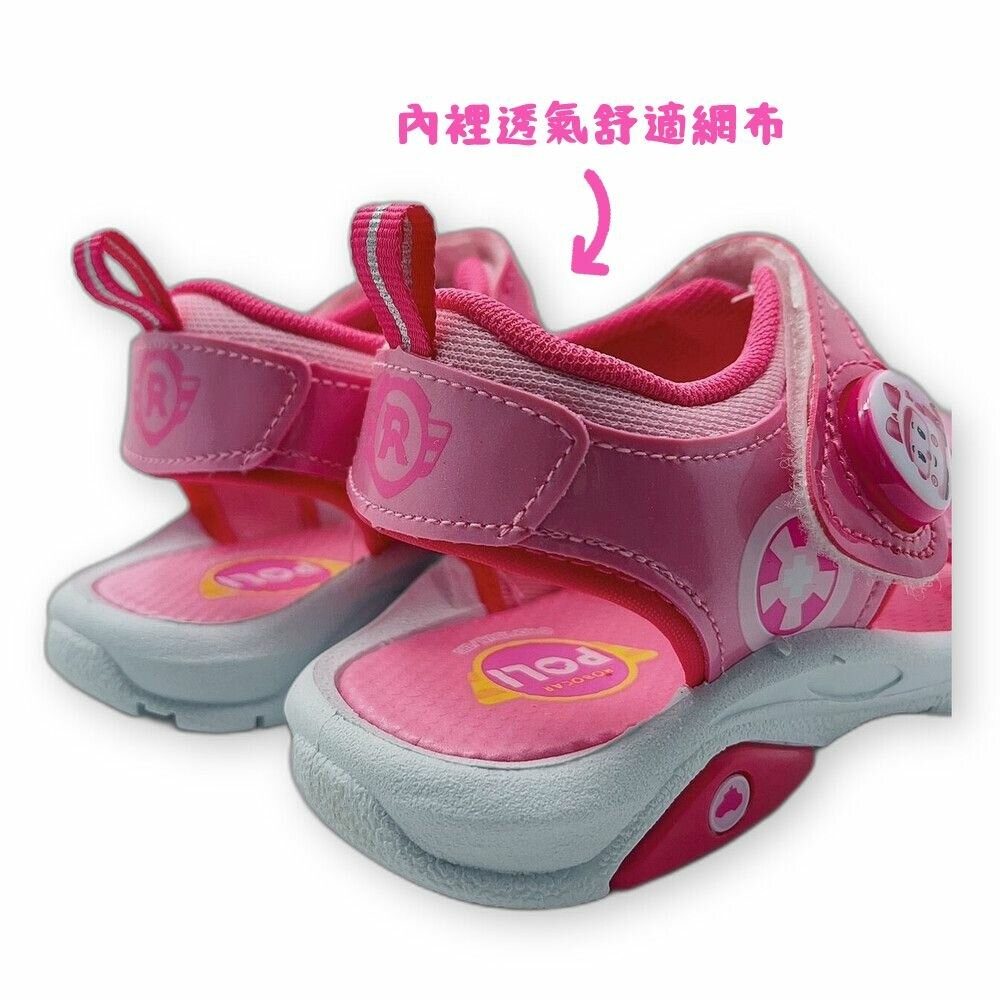 台灣製波力救援小隊電燈涼鞋-安寶 另有兩色可選-細節圖4