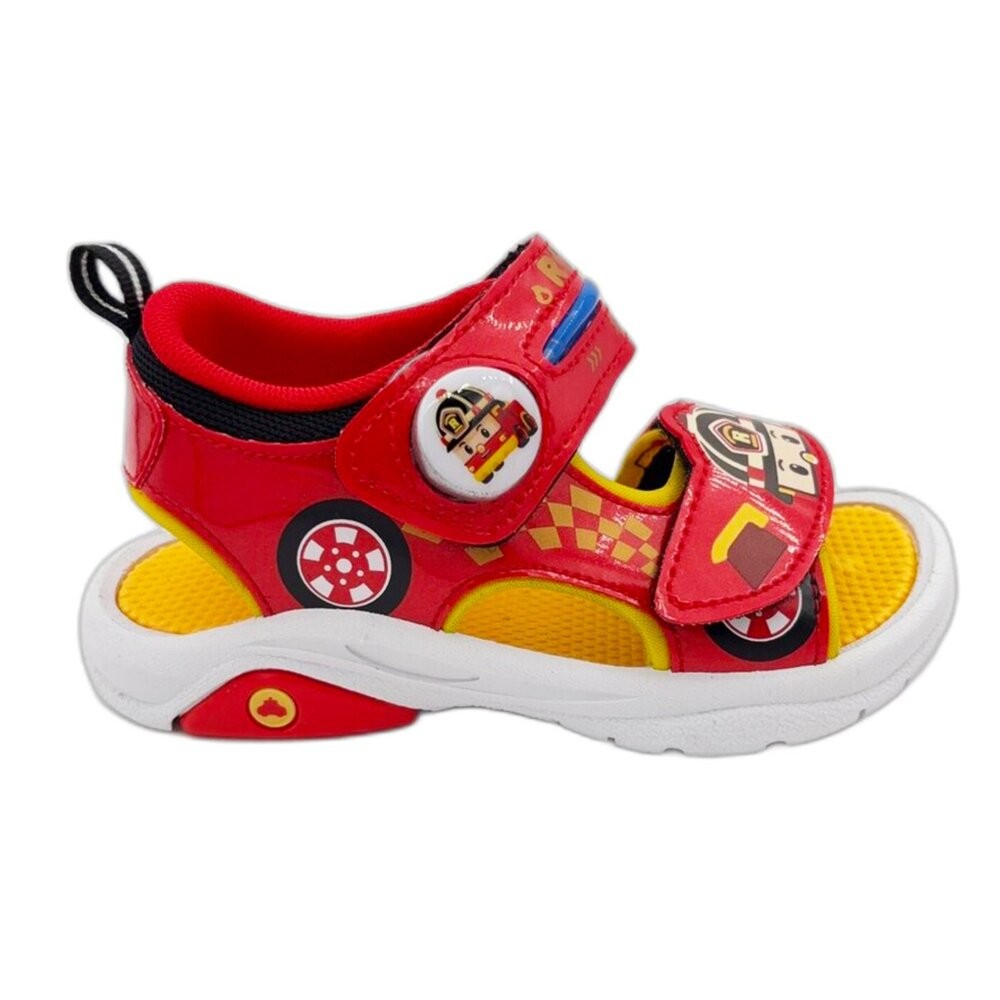 台灣製波力救援小隊電燈涼鞋-羅尹 另有兩色可選-細節圖3