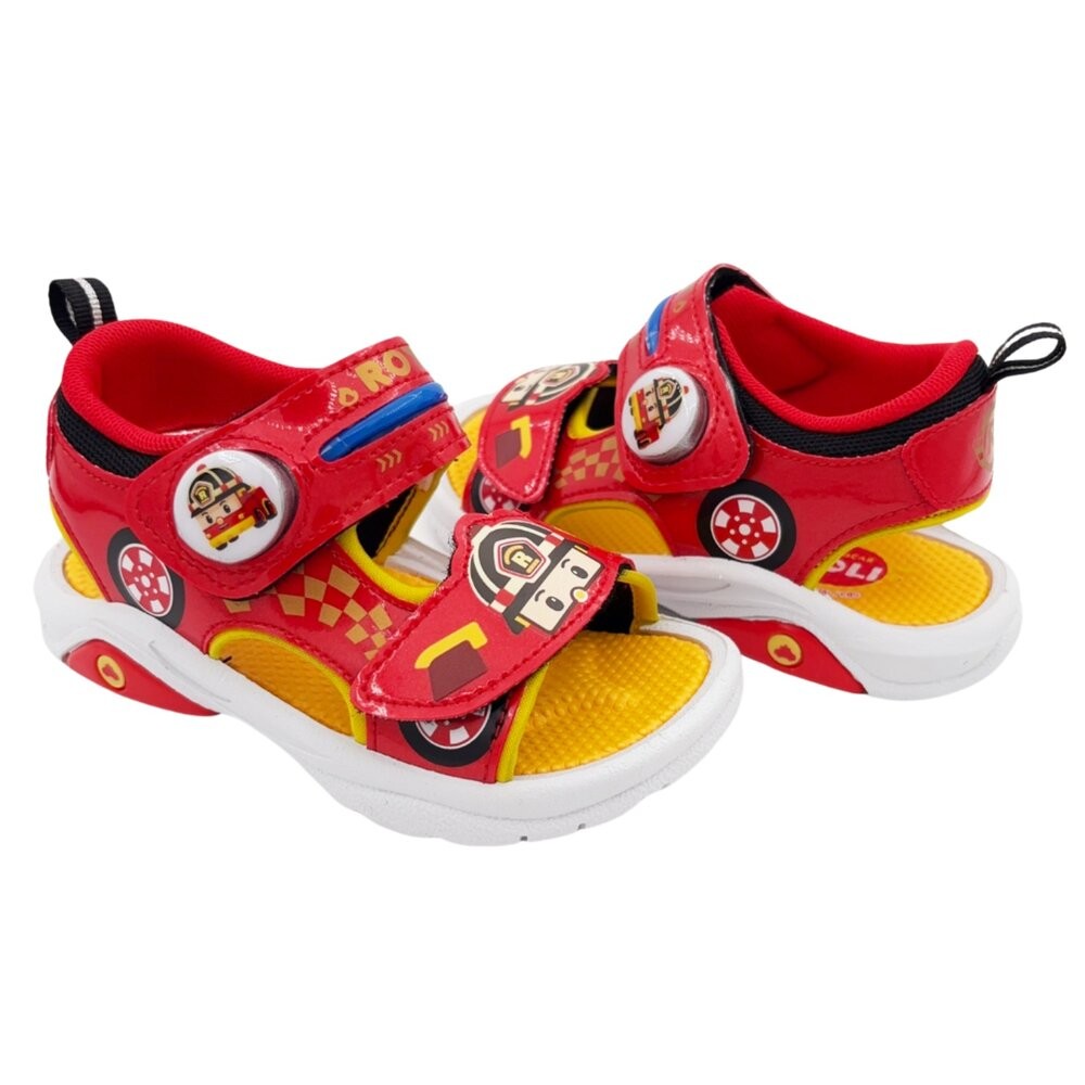 台灣製波力救援小隊電燈涼鞋-羅尹 另有兩色可選-細節圖5