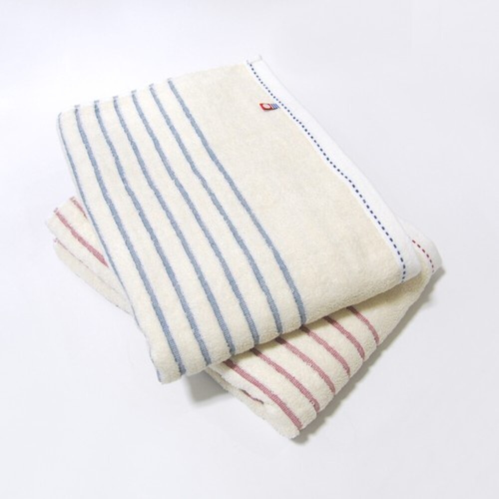 日本製 日本今治 條紋款 毛巾 吸水巾 純棉 透氣快乾 不易掉線-細節圖3