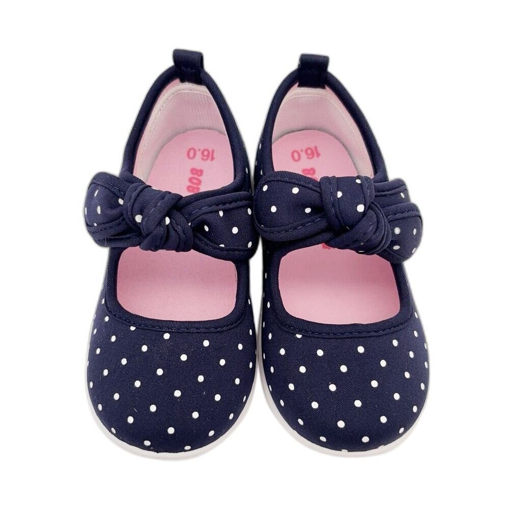 【斷碼出清不退不換】台灣製點點蝴蝶結娃娃鞋-細節圖2