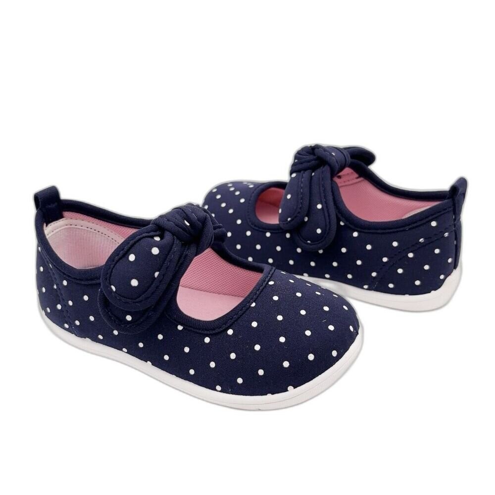 【斷碼出清不退不換】台灣製點點蝴蝶結娃娃鞋-細節圖5