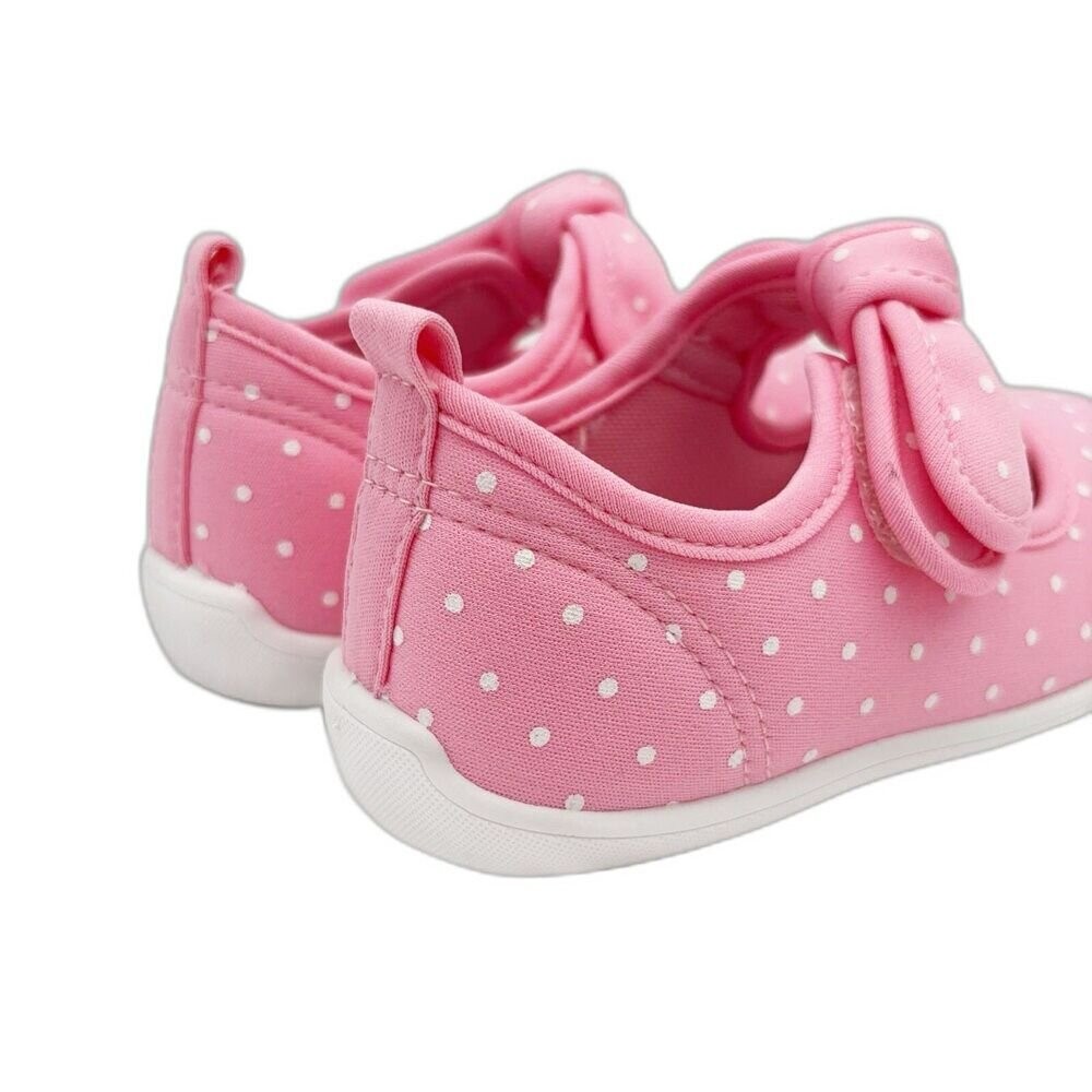 台灣製點點蝴蝶結娃娃鞋-粉-細節圖6