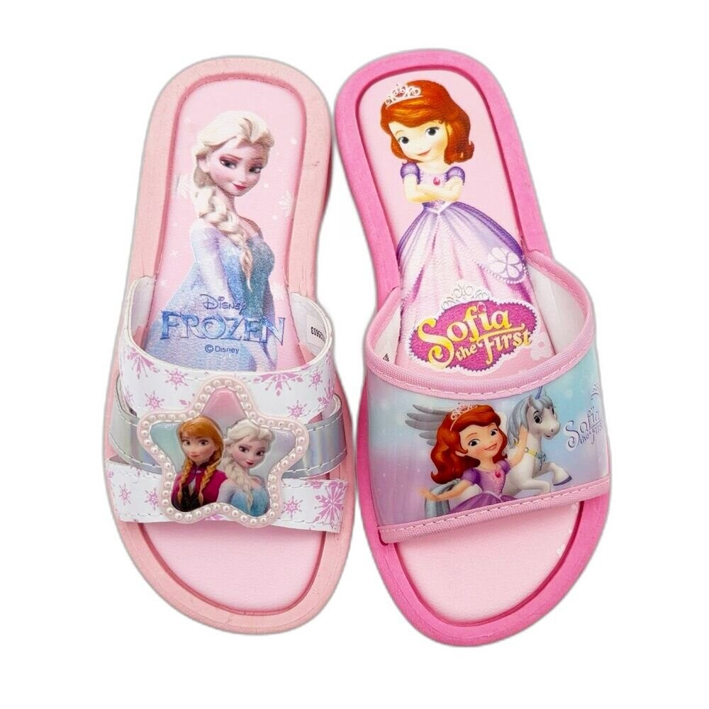 【售完不補 限量特價!!】台灣製迪士尼拖鞋 冰雪奇緣 蘇菲亞小公主-細節圖2