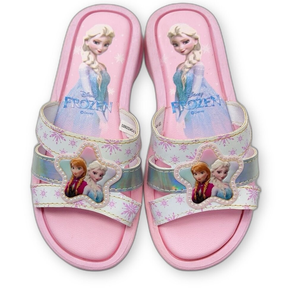【售完不補 限量特價!!】台灣製迪士尼拖鞋 冰雪奇緣 蘇菲亞小公主-細節圖3