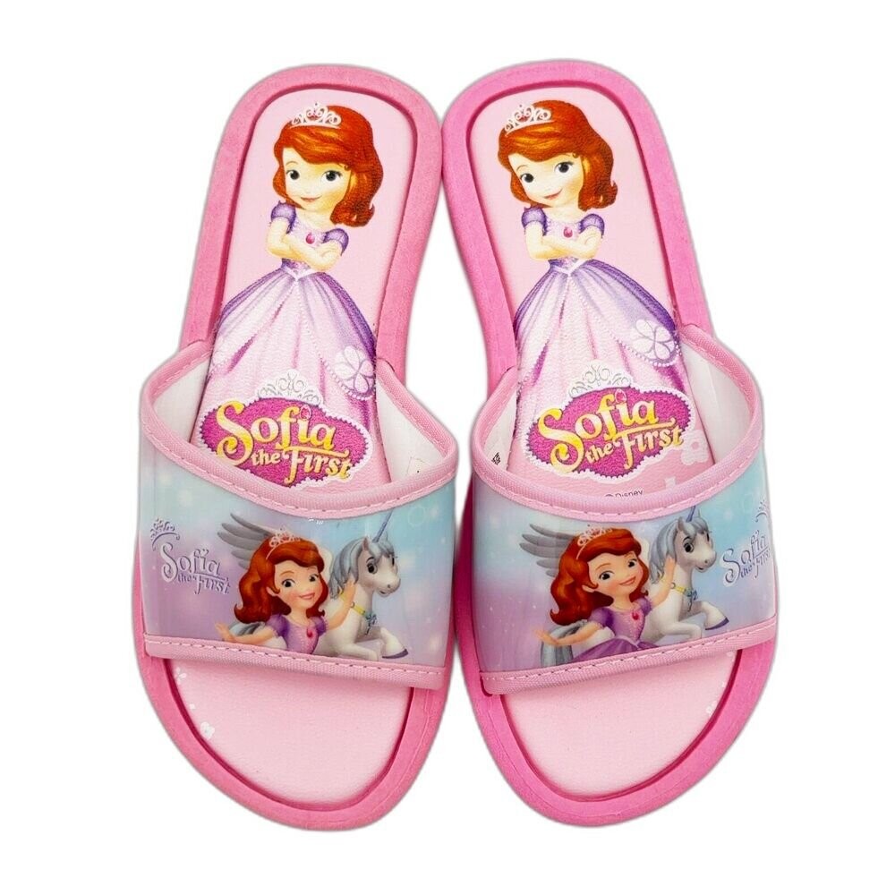 【售完不補 限量特價!!】台灣製迪士尼拖鞋 冰雪奇緣 蘇菲亞小公主-細節圖4