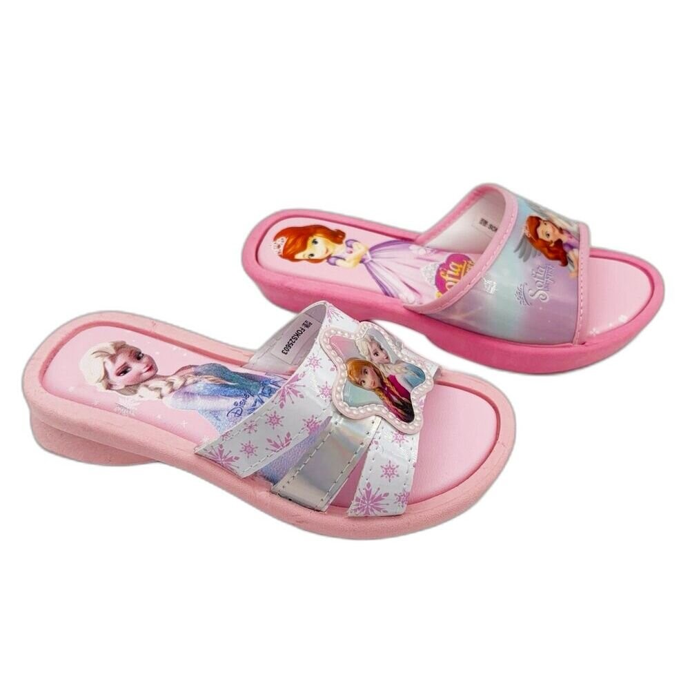 【售完不補 限量特價!!】台灣製迪士尼拖鞋 冰雪奇緣 蘇菲亞小公主-細節圖5