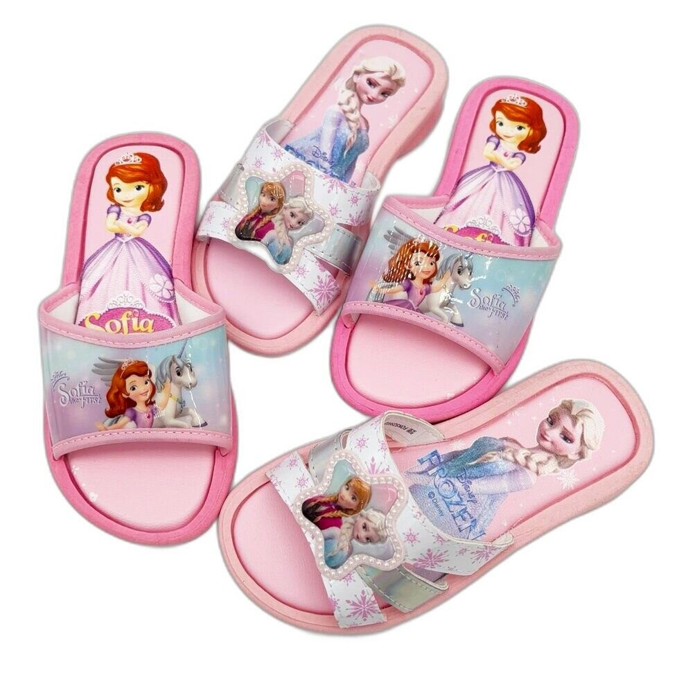 【售完不補 限量特價!!】台灣製迪士尼拖鞋 冰雪奇緣 蘇菲亞小公主-細節圖7