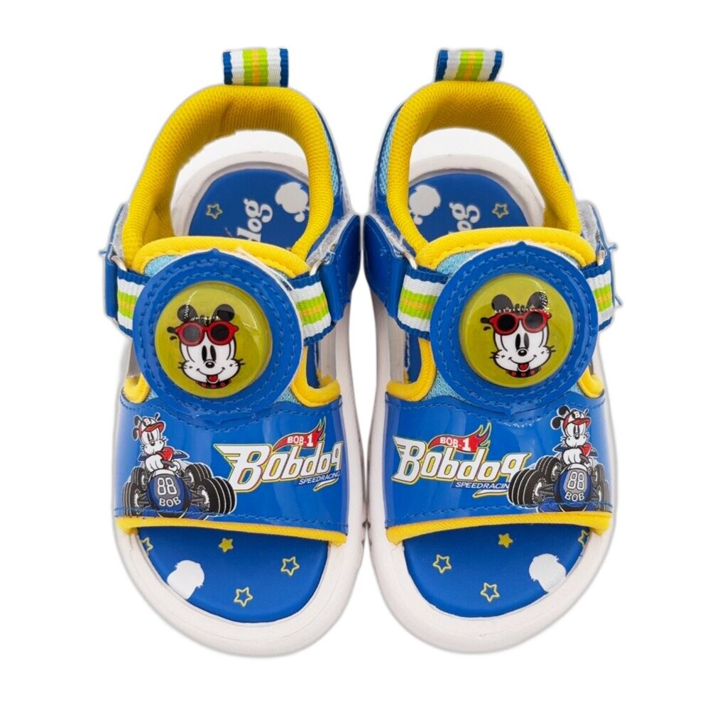 台灣製巴布豆電燈涼鞋-藍色-細節圖2