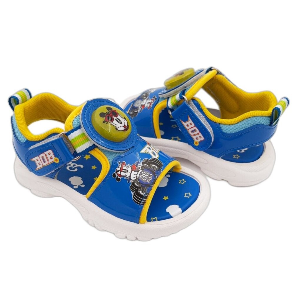 台灣製巴布豆電燈涼鞋-藍色-細節圖5