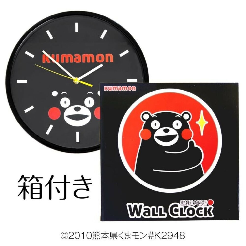 時鐘 30cm 酷洛米 熊本熊 掛鐘 卡通時鐘 鐘 圓形時鐘 靜音連續秒針-細節圖7