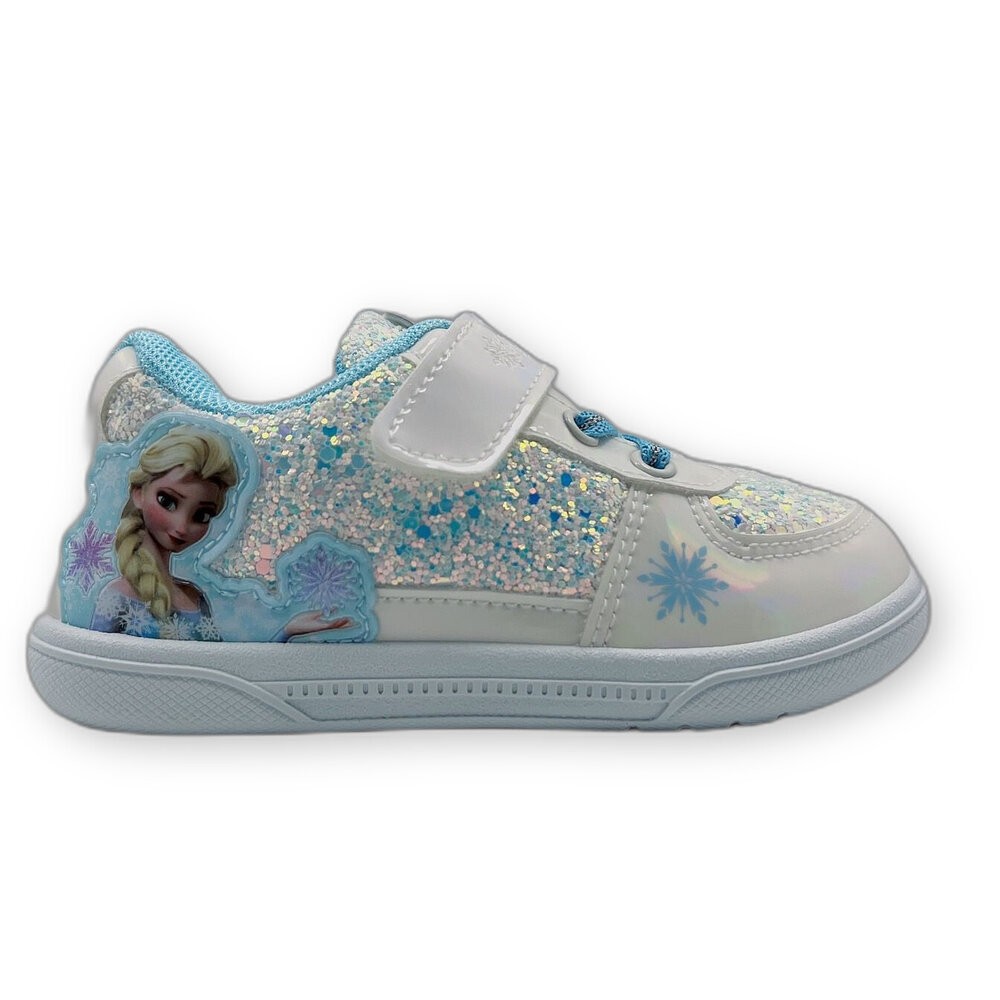 【斷碼出清不退不換】台灣製Disney艾莎運動鞋-細節圖2